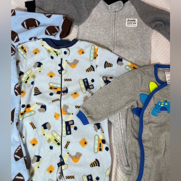 Boys Fleece Sleeper Bundle 9m - Picture 3 of 8